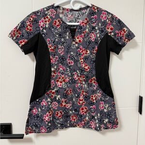 Floral Scrub Top